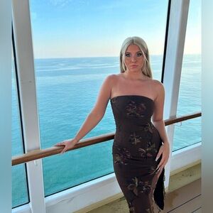 Urban Outfitters Brown Mid-Length Dress